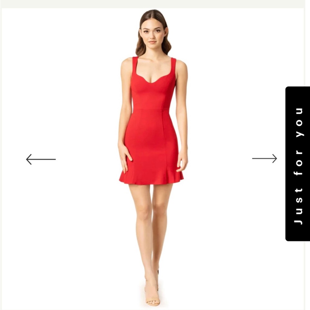Dress the Population Esme Dress in Rouge